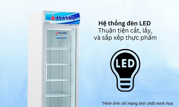 Tủ mát Alaska Inverter 382 lít LC-733HI
