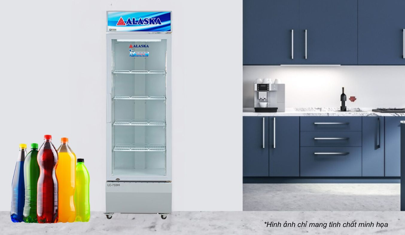 Tủ mát Alaska Inverter 382 lít LC-733HI