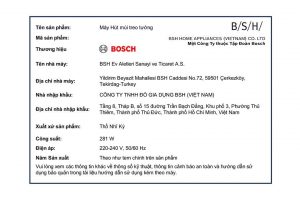 Máy hút mùi áp tường Bosch DWB97BK61T
