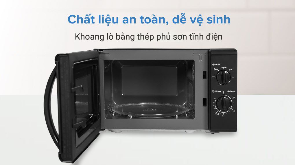 Lò vi sóng BlueStone MOB-7708B 20 lít - Chất liệu
