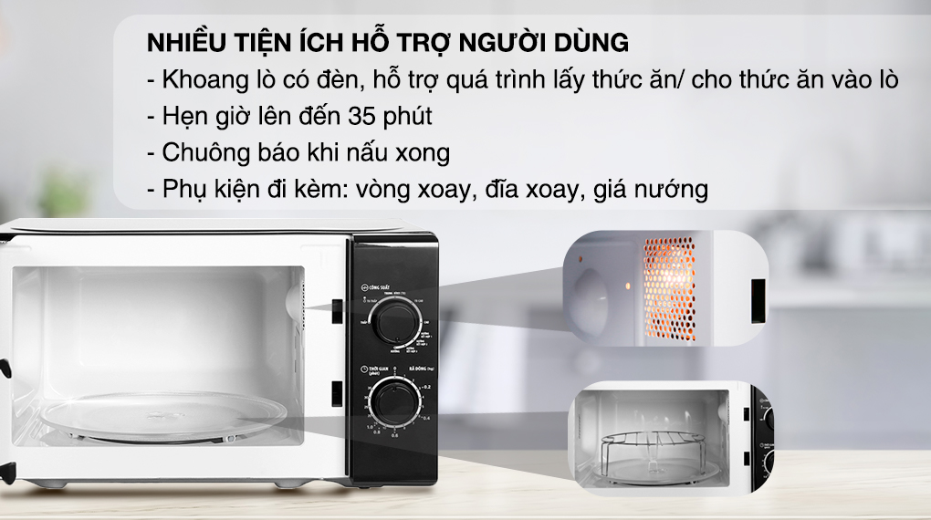 Nhiều tiện ích đi kèm hỗ trợ người dùng