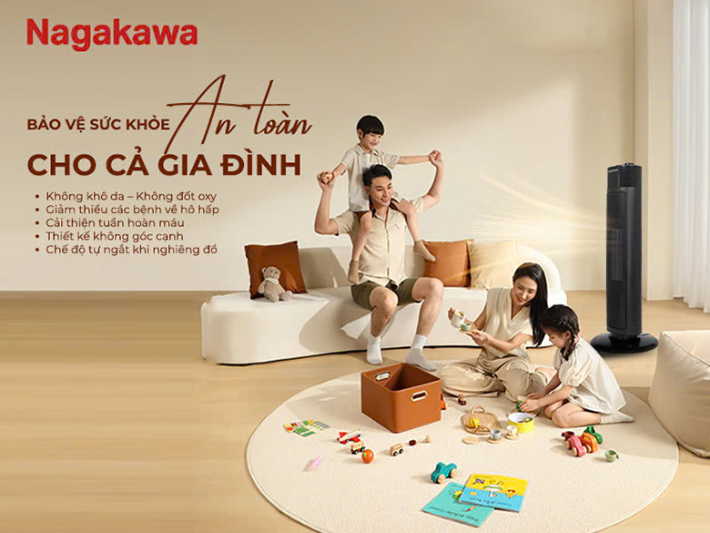 Máy sưởi gốm Nagakawa NEH8356