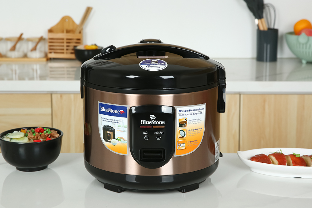 Nồi cơm nắp gài BlueStone 1.8 lít RCB-5519 - Công nghệ, công suất