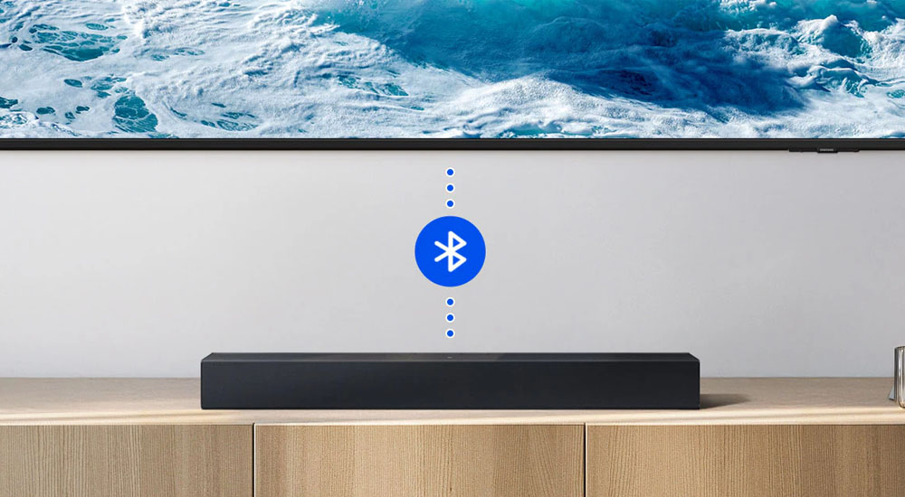 Kết nối Bluetooth Loa Thanh Samsung HW-B400F/XV nâng tầm trải nghiệm