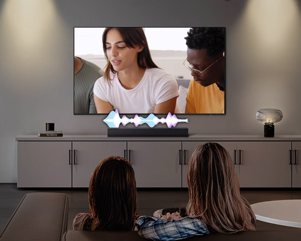 Loa thanh Samsung HW-B400F/XV tự động giảm cường độ vào ban đêm