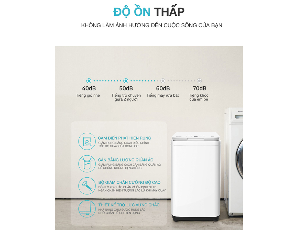 Máy giặt mini chức năng giặt nhiệt độ cao 