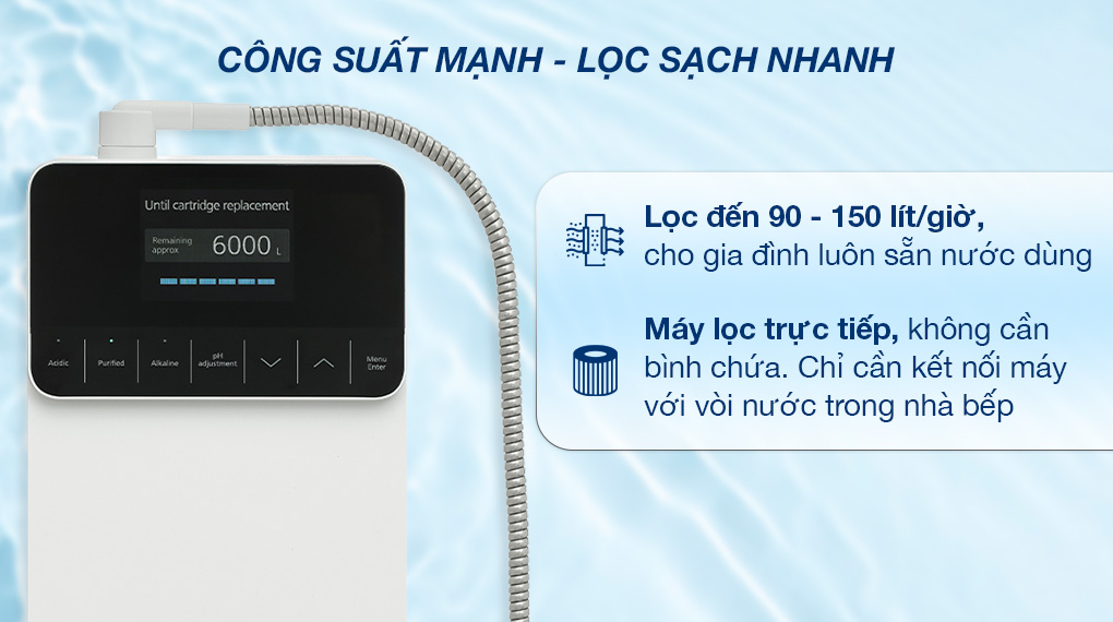 Panasonic TK-AS700 - Công suất và dung tích