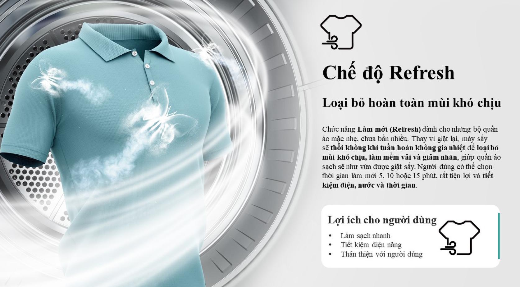 Máy sấy quần áo Hisense 