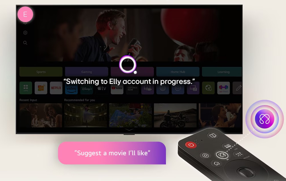 AI Magic Remote thông minh Tivi LG QNED AI 4K 86 inch 86QNED70ASA