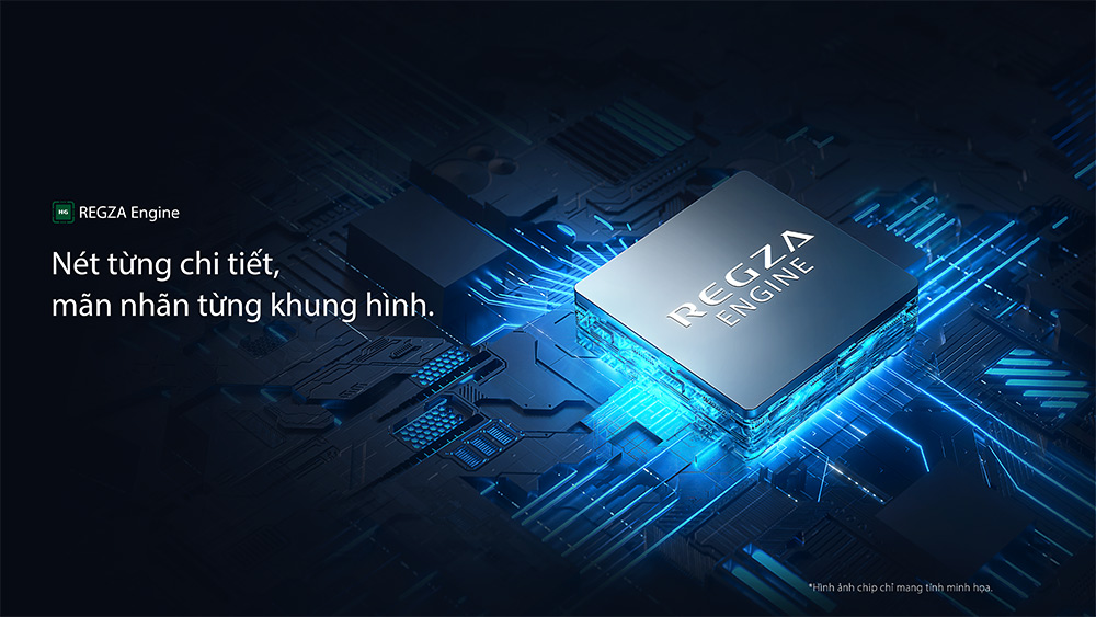Bộ xử lý Regza Engine Tivi Toshiba Full HD 43 Inch 43E31RP