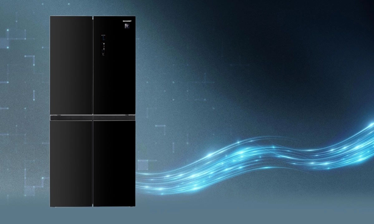 Tủ lạnh Sharp 4 cánh 466 lít SJ-FXP560VG-BK