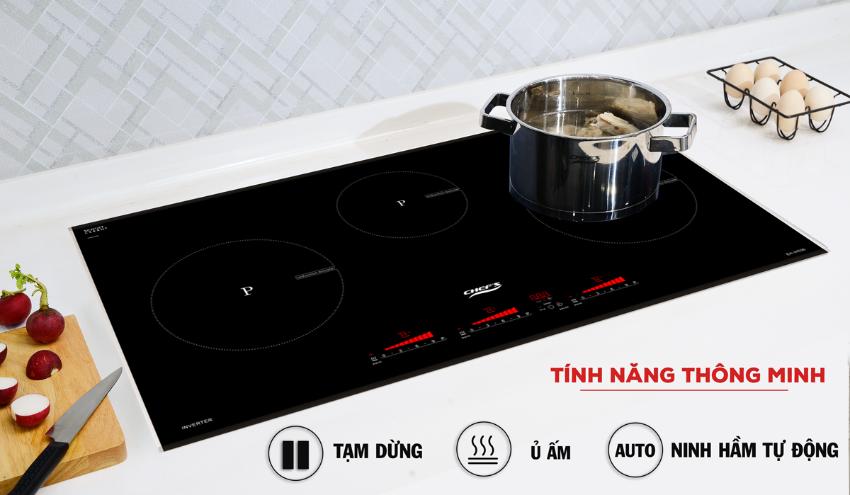 tinh nang thong minh tren bep chef's eh-ih536