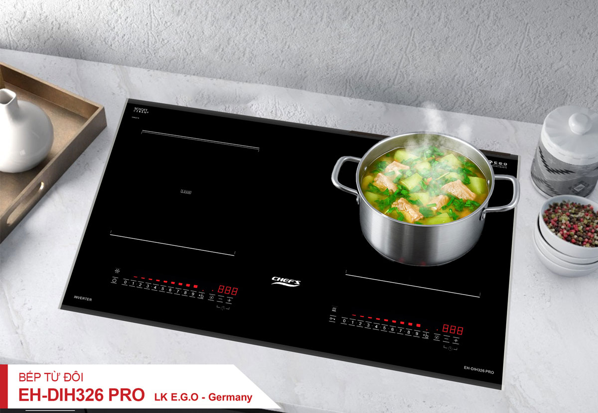 Bếp từ Chef's EH-DIH326 PRO thiết kế sang trọng tinh tế 