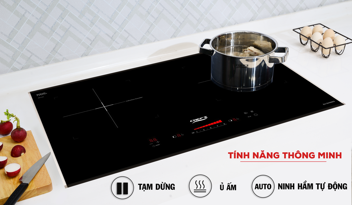 tính năng thông minh trên Bếp từ Chef's EH-DIH866G
