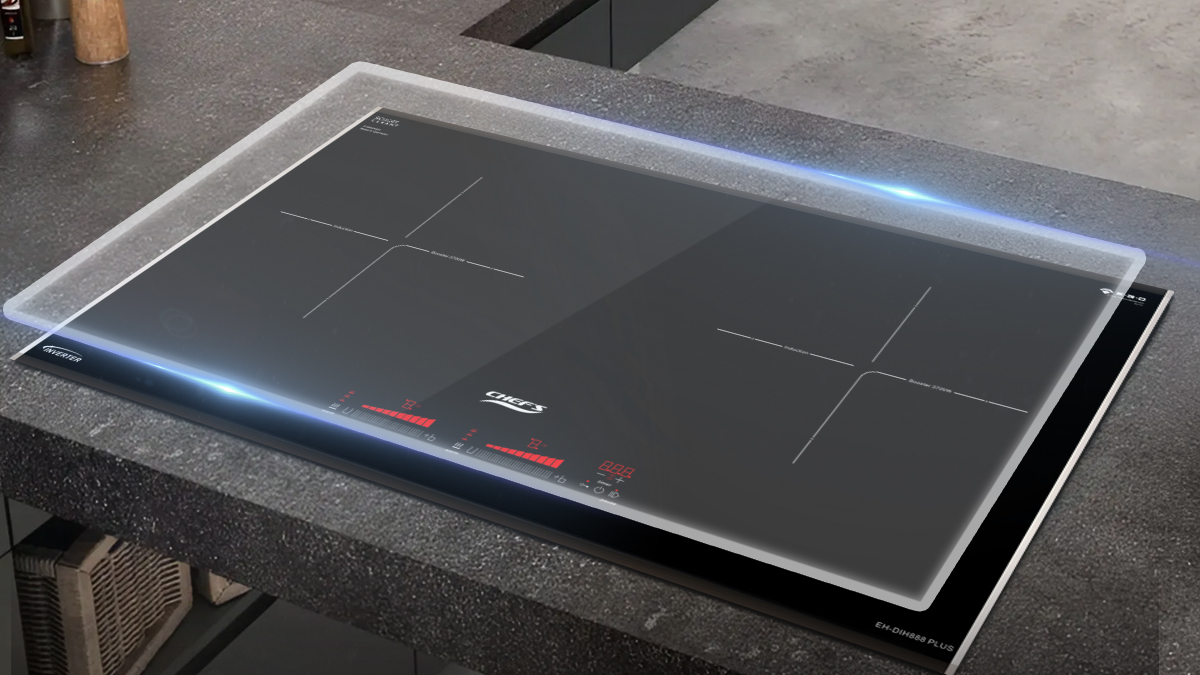 Bếp từ EH-DIH888 Plus sử dụng mặt kính Schott Ceran