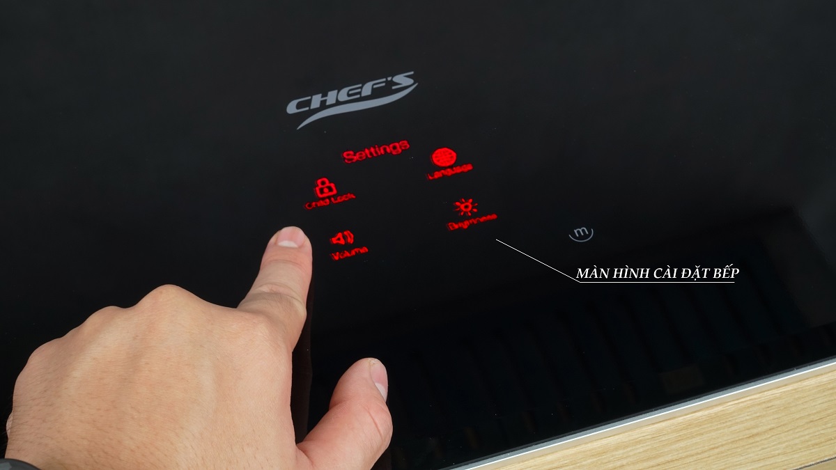 Bảng điều khiển bếp từ Chef's EH-DIH890