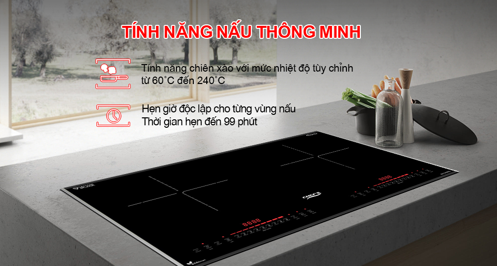 Tính năng nấu thông minh trên bếp từ EH-DIH900S