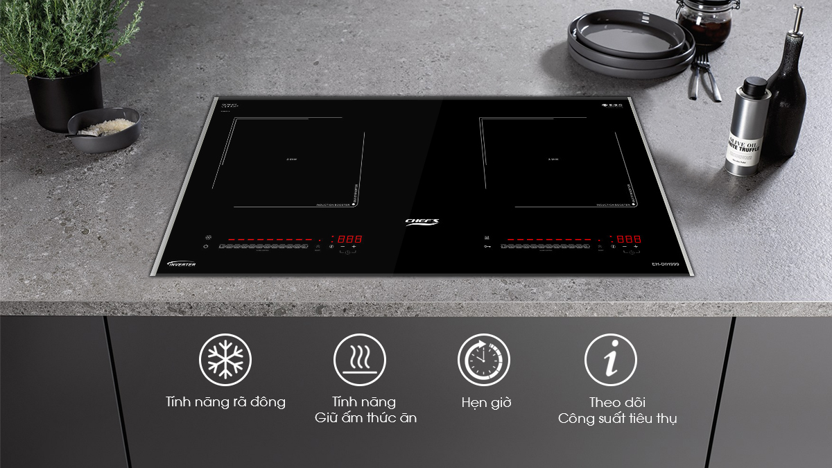 Tính năng nấu thông minh trên bếp từ EH-DIH999