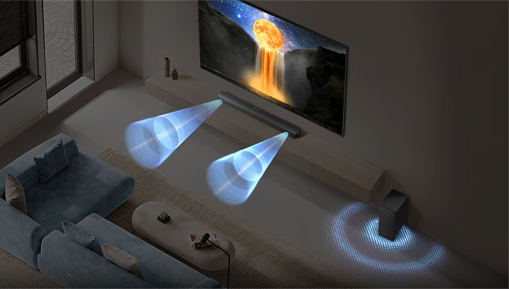 Âm thanh đa chiều bộ loa thanh Samsung HW-B450F/XV 300W