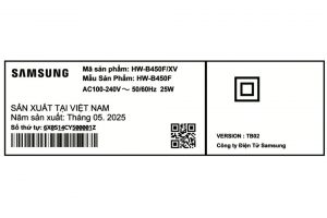 Bộ loa thanh Samsung HW-B450F/XV 300W