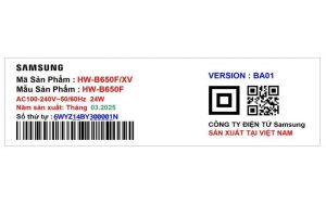 Bộ loa thanh Samsung HW-B650F/XV 370W