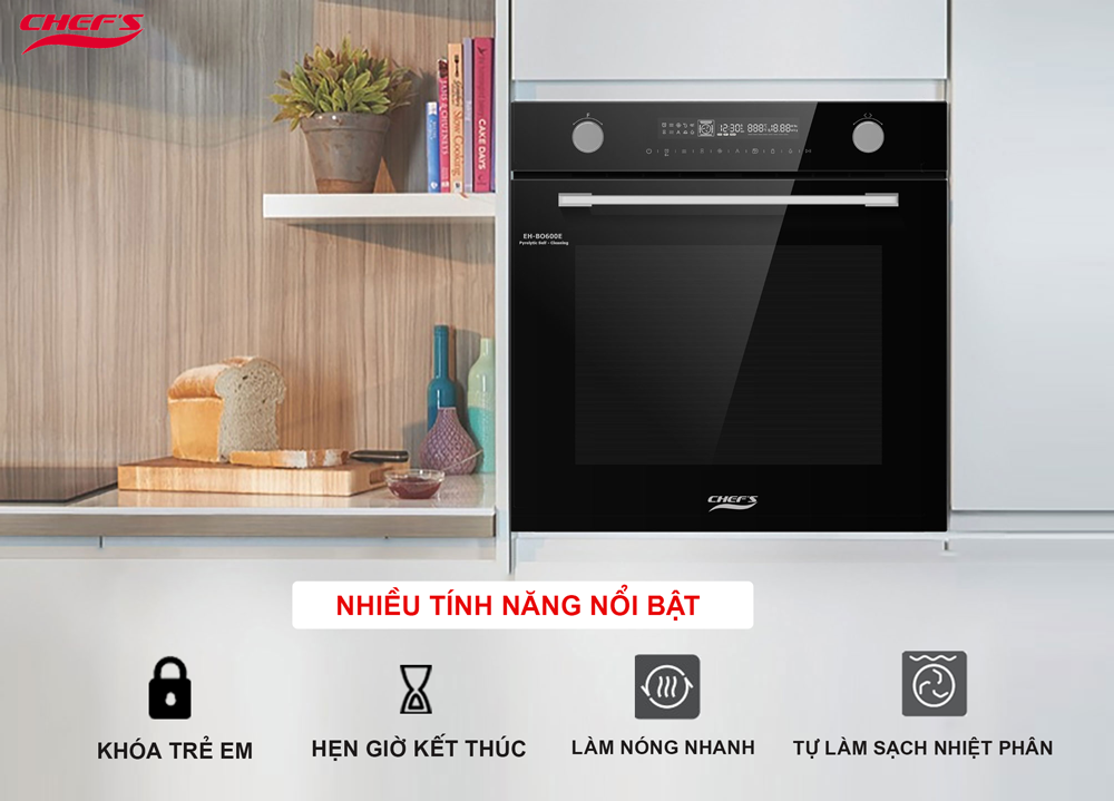 Tính năng an toàn của lò nướng EH-BO600E