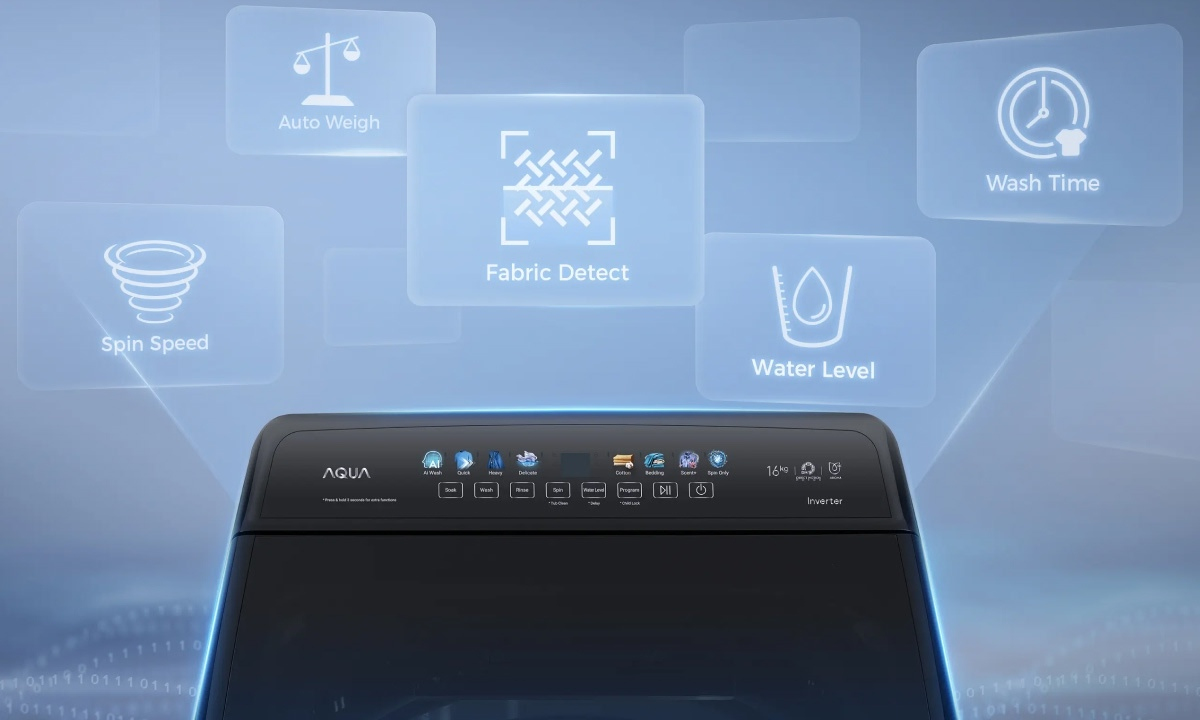 Máy giặt Aqua Inverter 10 kg AWM10-B2158L(B)