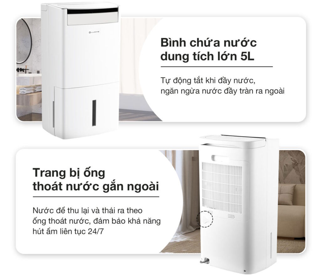 Lumias D6S-26L (26L/ngày, 90m²)