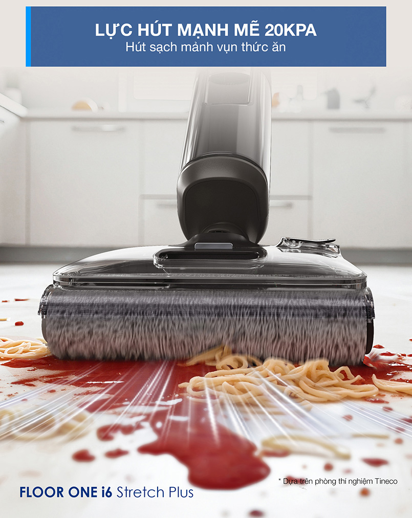 Máy hút bụi lau sàn khô ướt Tineco Floor One i6 Stretch Plus