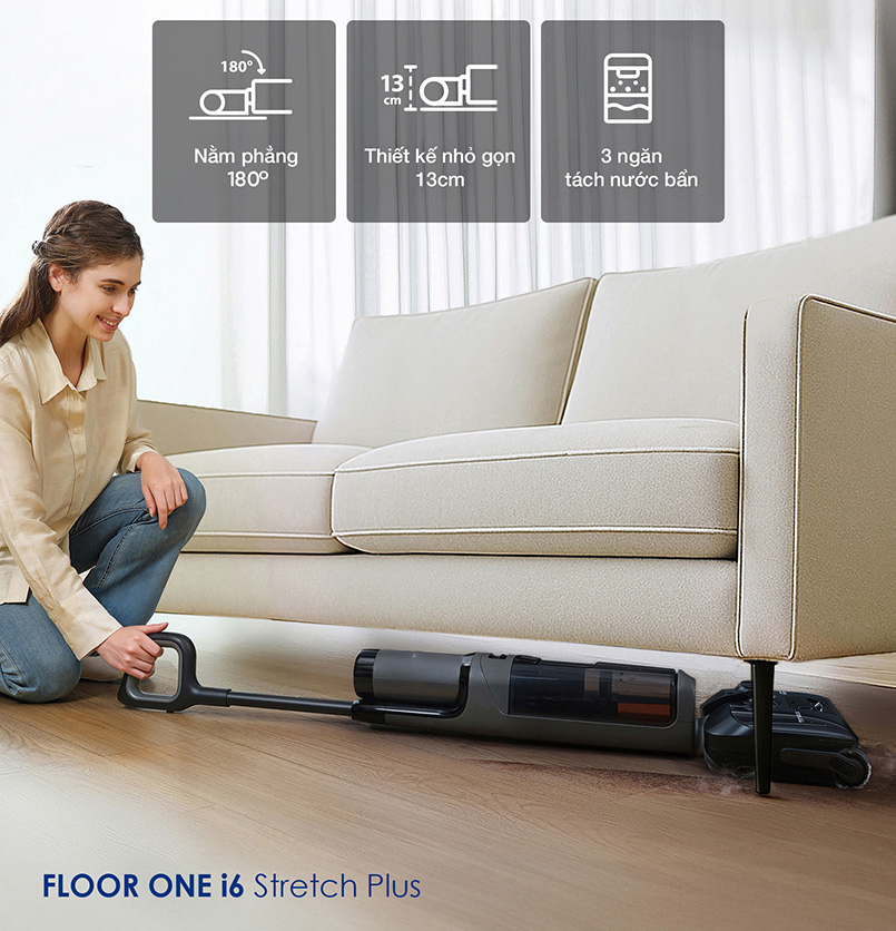 Máy hút bụi lau sàn Tineco Floor One i6 Stretch Plus