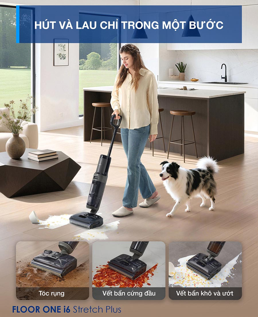 Máy hút bụi lau sàn Tineco