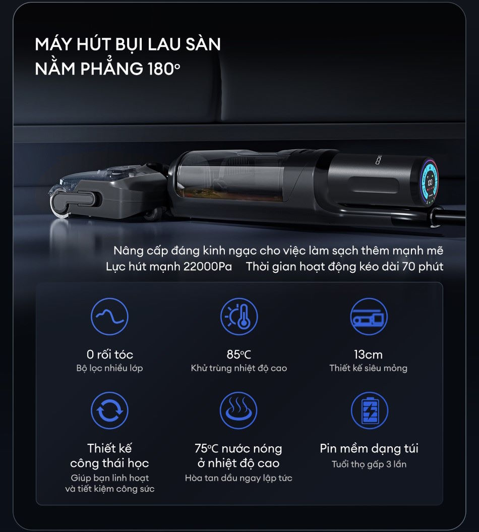 Máy hút bụi lau sàn Tineco Floor One Switch S7 Stretch