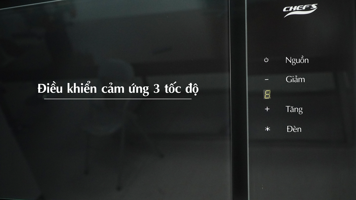 Hút mùi CHEF’S EH-R705E9 điều khiển 3 tốc độ