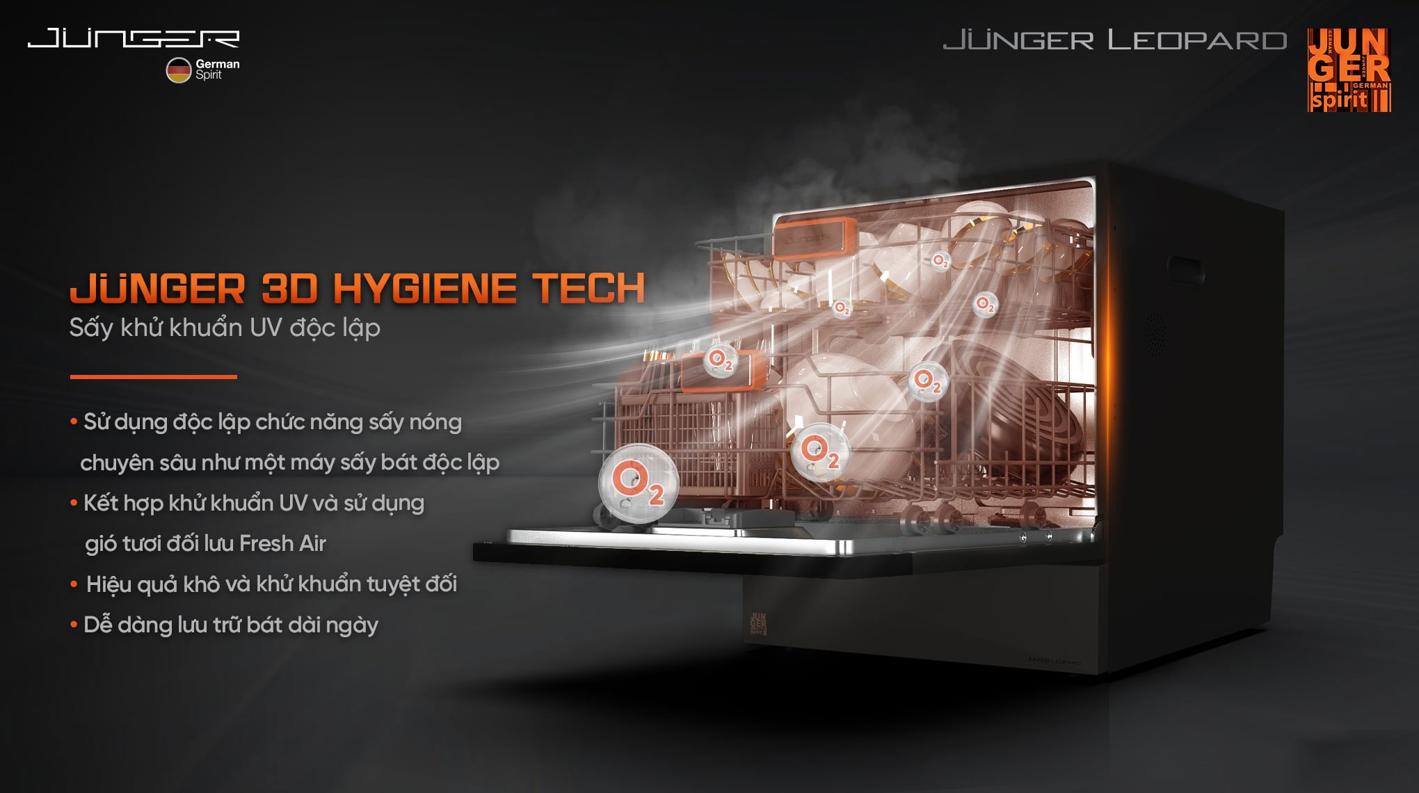 Máy rửa bát Junger 