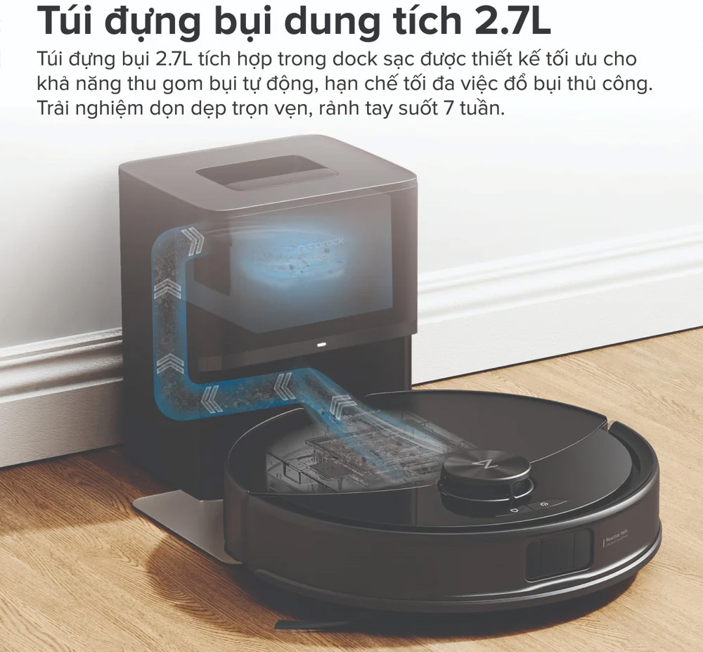 Robot hút bụi lau nhà Roborock Q10PF+