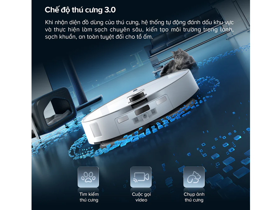 Robot hút bụi lau nhà 