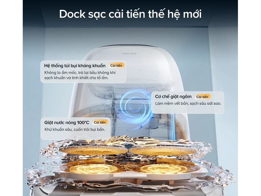 Robot hút bụi Roborock Qrevo Curv 2 Pro