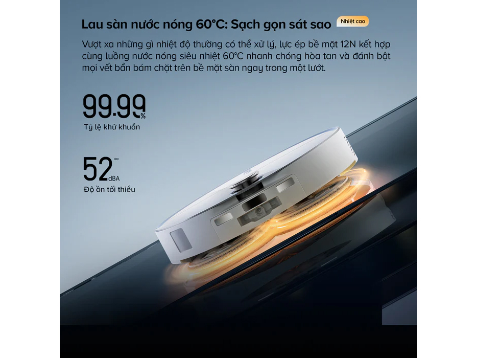 Robot lau nhà Roborock Qrevo Curv 2 Pro