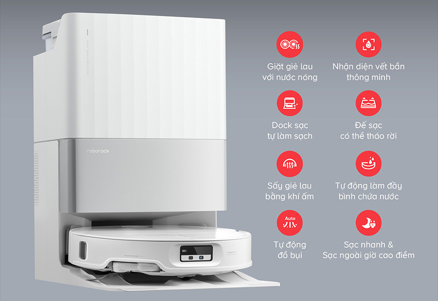 Robot hút bụi lau nhà QRevo EdgeT