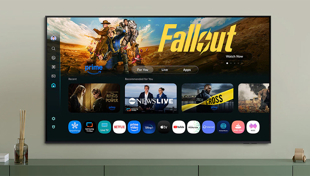 Hệ điều hành One UI Tizen trên Smart Tivi Samsung 4K 85 Inch UA85U8500F