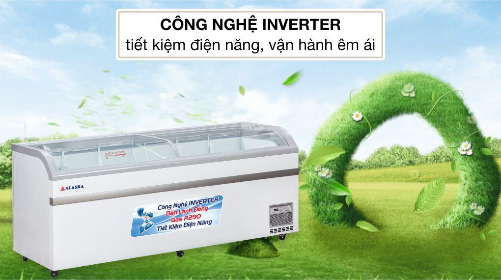 Tủ đông Alaska Inverter 550 lít KC-550CI - Công nghệ tiết kiệm điện
