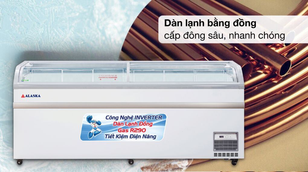 Tủ đông Alaska Inverter 550 lít KC-550CI - Công nghệ làm lạnh