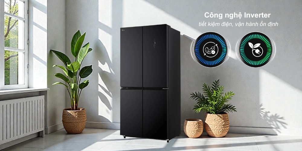 Tủ Lạnh LG Inverter F50BG tiết kiệm điện năng