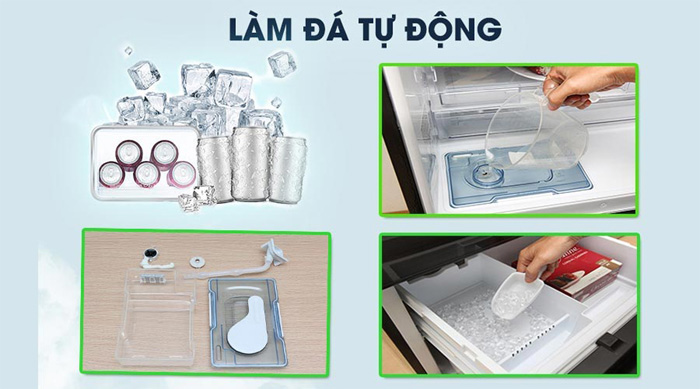 Chế độ làm đá tự động tiện lợi