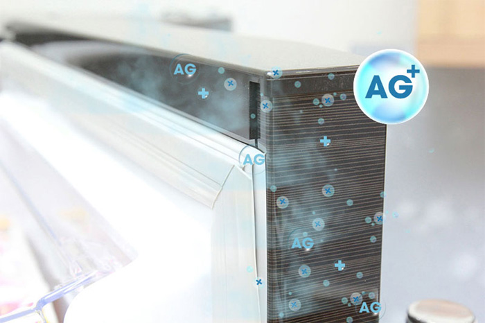 Thành tủ có lớp ion Ag+ kháng khuẩn