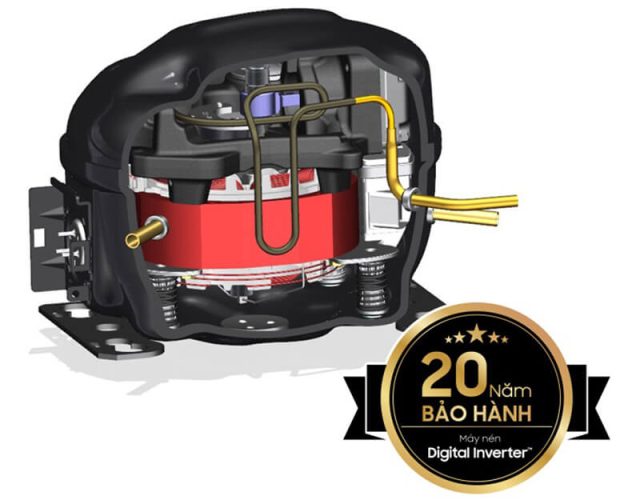 Tủ lạnh Samsung Inverter RB27N4020B1SV được trang bị công nghệ Digital Inverter hiện đại