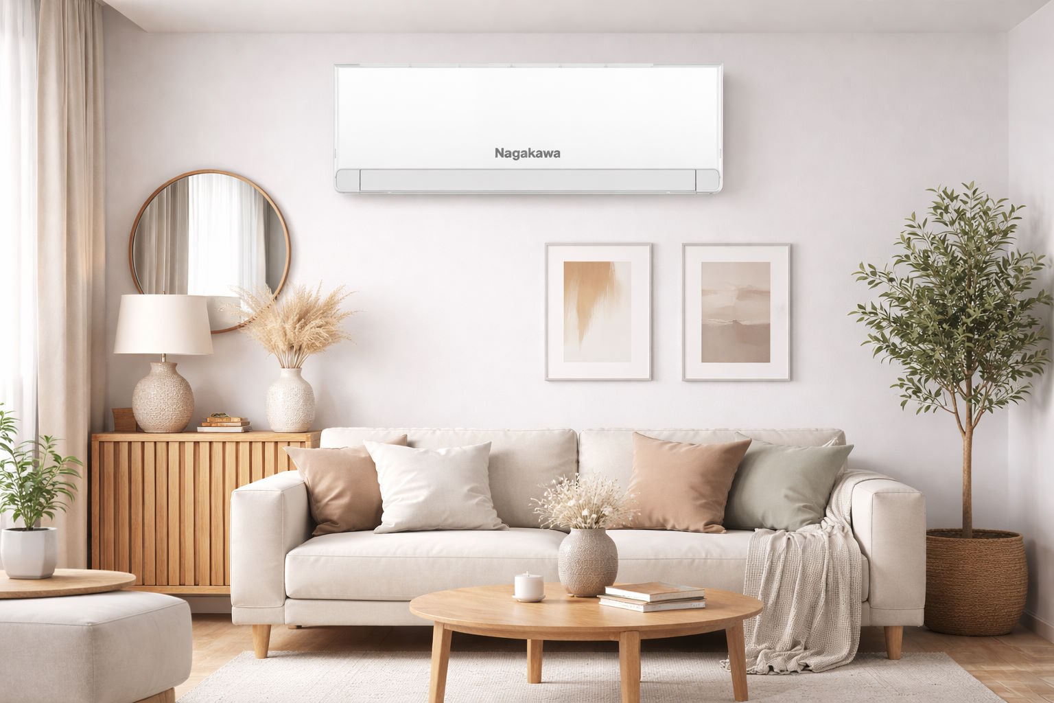 Điều hòa 1 chiều 24.000BTU Nagakawa NS-C24R2U86 (Non-inverter)