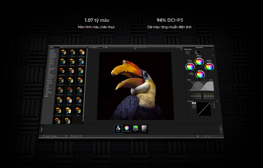 Màu sắc chân thực với công nghệ tái tạo màu chuyên sâu