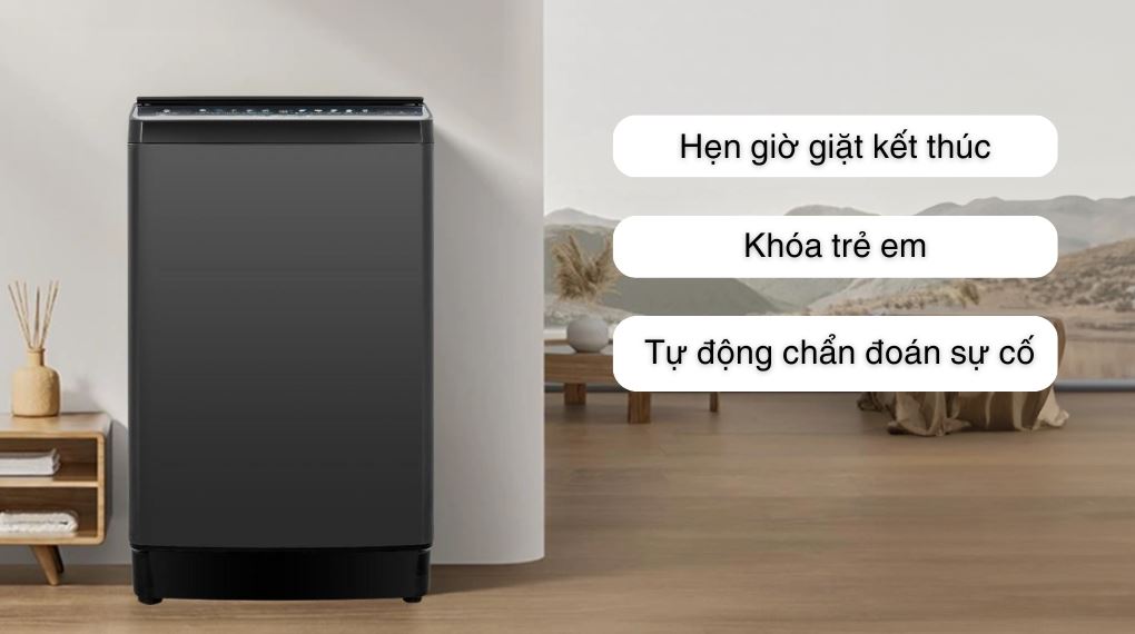Máy giặt Hisense 13 kg WTJH1313UB - Tiện ích