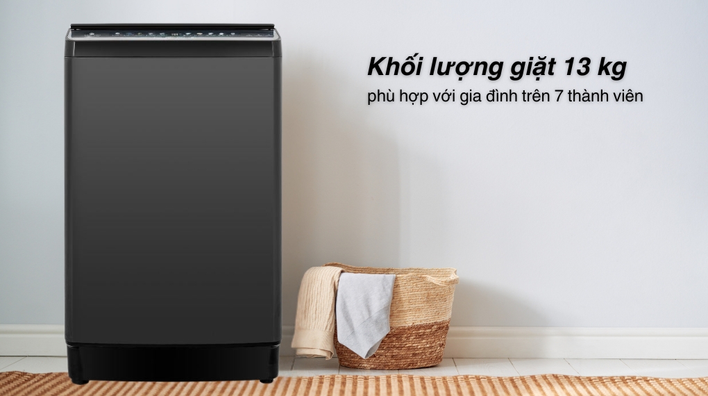 Máy giặt Hisense 13 kg WTJH1313UB - Khối lượng giặt và chương trình